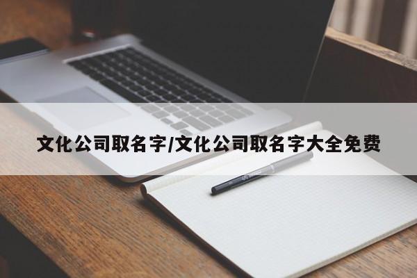 文化公司取名字/文化公司取名字大全免费